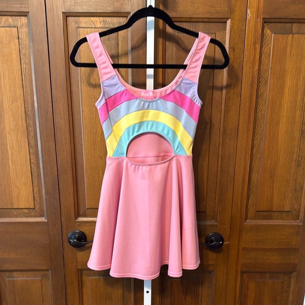 Sugar Thrillz Rainbow Skater Dress